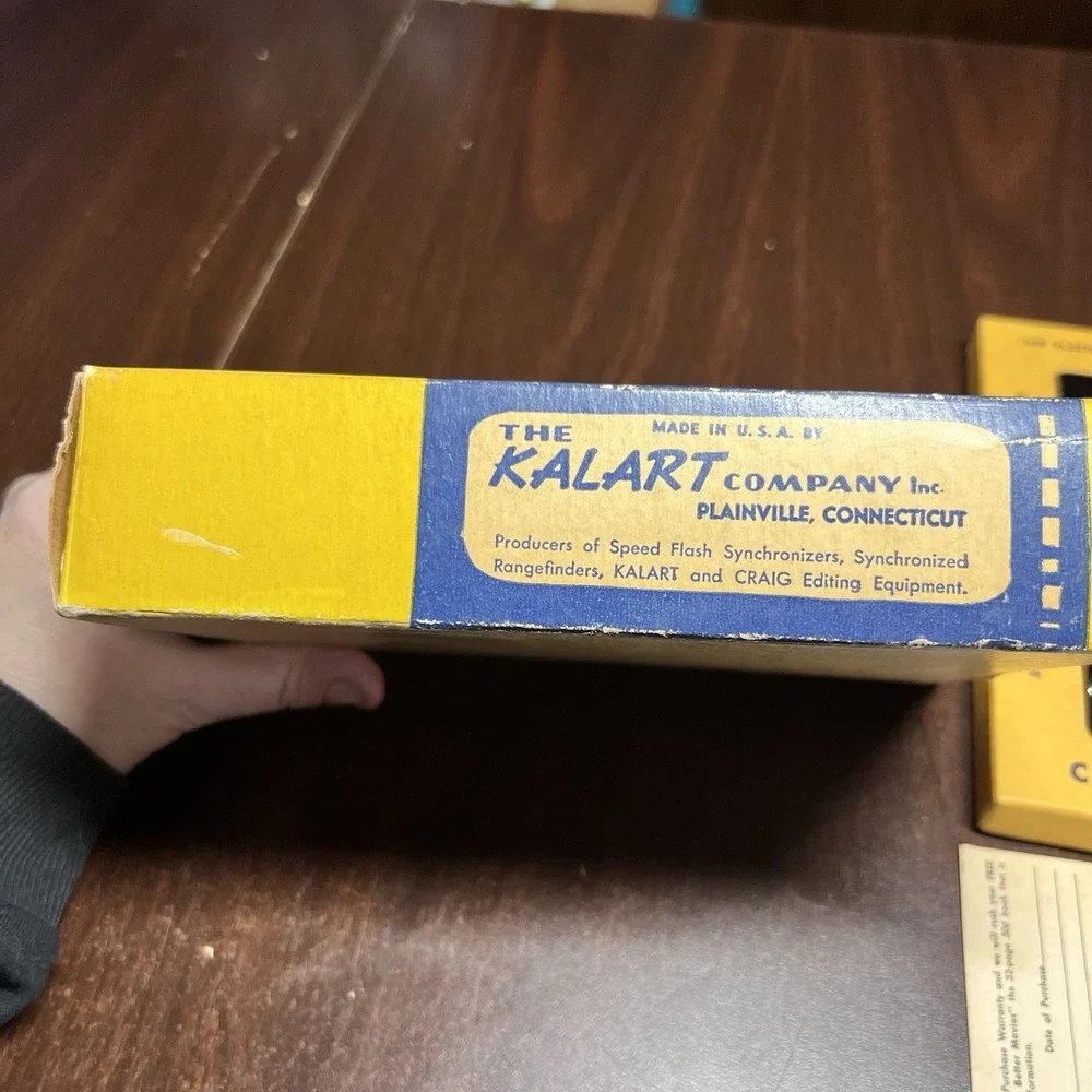 Kalart Custom 8‎ Splicer 8mm Film Editor Tool w/ Box Instructions Vintage USA